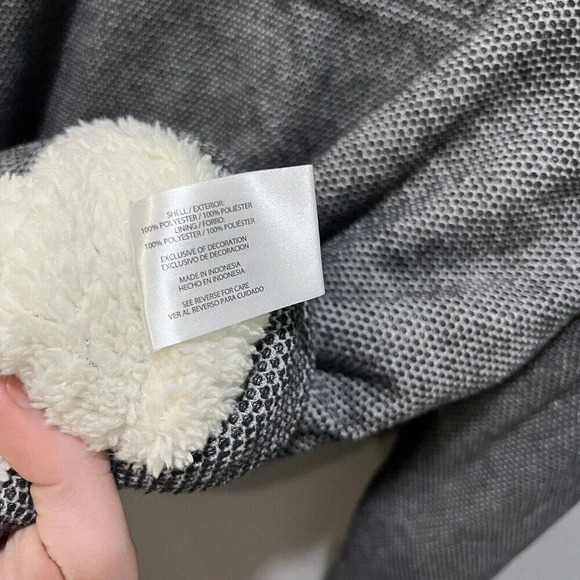 Orvis Men's Brighton Jacket M Gray 1/4 Zip Pullover Sherpa Sweater Sweatshirt - Picture 6 of 10